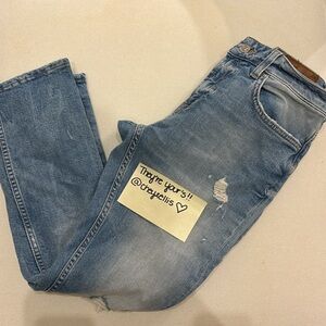 Zara Woman Straight Leg Jeans